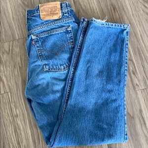 Vintage Levi’s 550 straight leg mom jeans sz 12